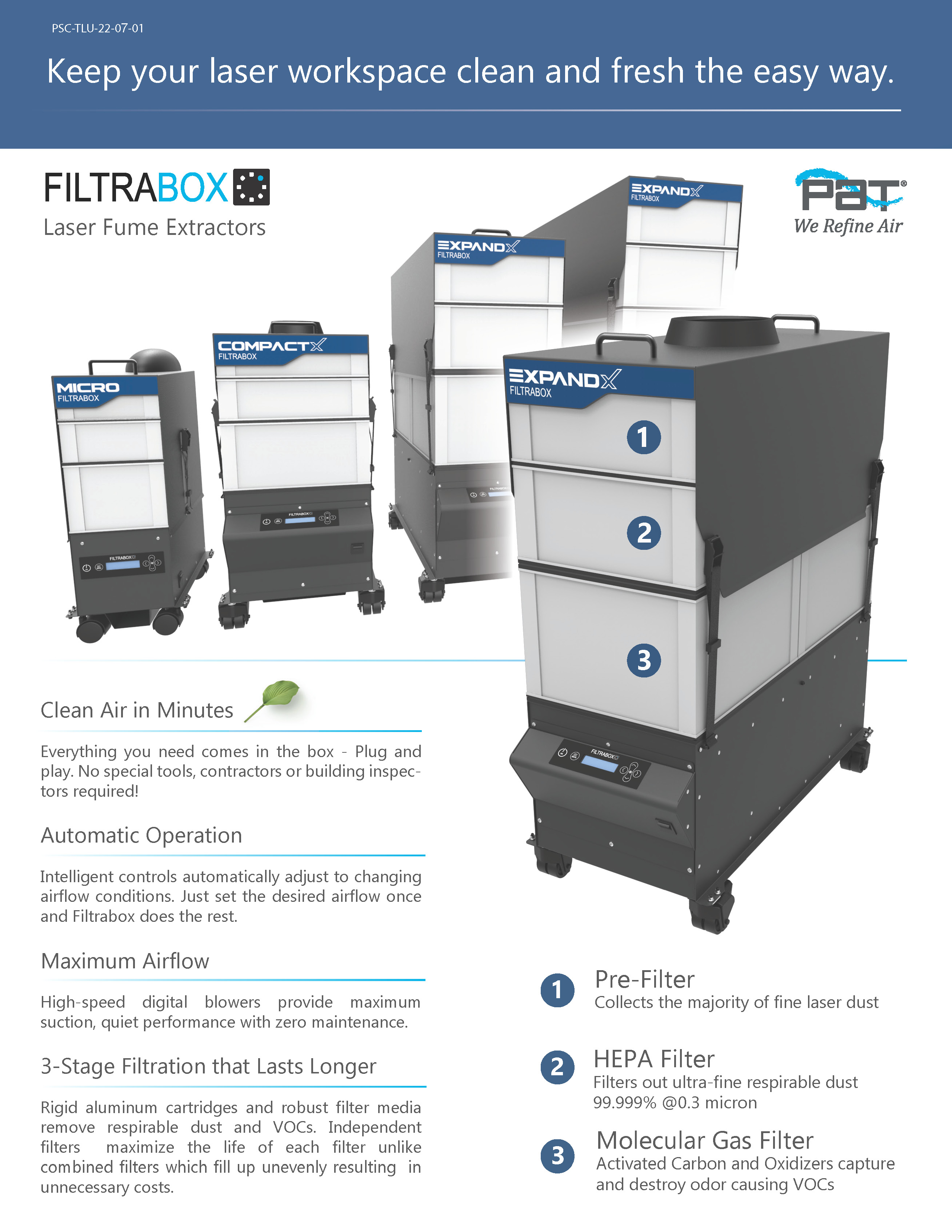 Filtrabox Fume Extractors