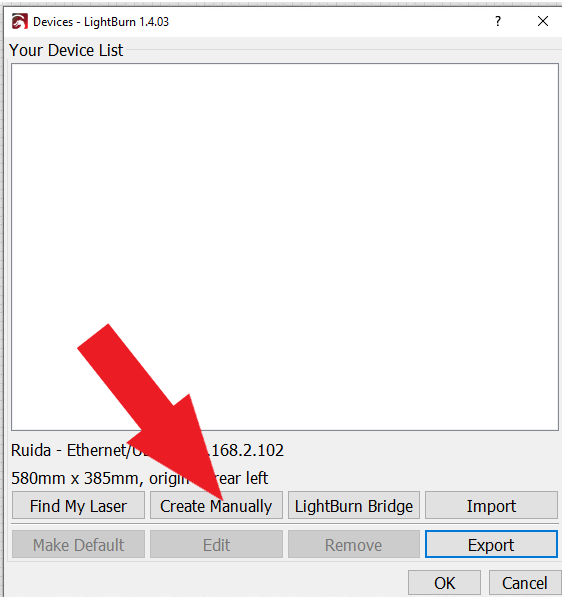 Connecting A Thunder Laser To LightBurn Via USB